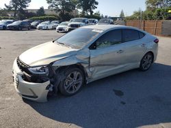 Salvage cars for sale at San Martin, CA auction: 2017 Hyundai Elantra SE