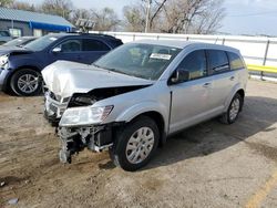 Salvage cars for sale at Wichita, KS auction: 2014 Dodge Journey SE