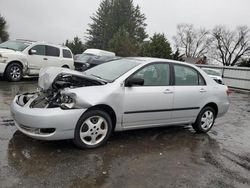 Salvage cars for sale from Copart Finksburg, MD: 2005 Toyota Corolla CE