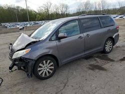 Salvage cars for sale at Marlboro, NY auction: 2013 Toyota Sienna LE