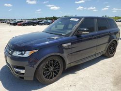 Salvage cars for sale at West Palm Beach, FL auction: 2016 Land Rover Range Rover Sport HSE