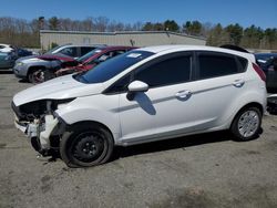 Salvage cars for sale from Copart Exeter, RI: 2017 Ford Fiesta S