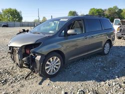 Salvage cars for sale from Copart Mebane, NC: 2012 Toyota Sienna XLE