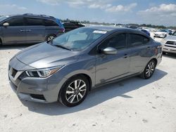 Salvage cars for sale at Arcadia, FL auction: 2020 Nissan Versa SV