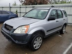 Salvage cars for sale at Moraine, OH auction: 2003 Honda CR-V LX