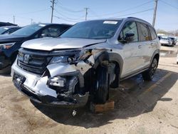 Salvage cars for sale at Chicago Heights, IL auction: 2022 Honda Pilot Trailsport