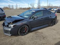 Salvage cars for sale from Copart Montreal Est, QC: 2021 Subaru WRX Sport Tech