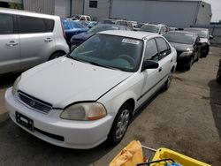 Honda Civic salvage cars for sale: 1998 Honda Civic LX