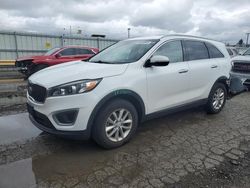 Salvage cars for sale at Dyer, IN auction: 2016 KIA Sorento LX