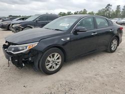 Salvage cars for sale at Houston, TX auction: 2017 KIA Optima LX