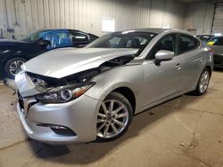 Salvage cars for sale from Copart Franklin, WI: 2017 Mazda 3 Touring