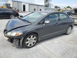 Salvage cars for sale from Copart Tulsa, OK: 2011 Honda Civic LX