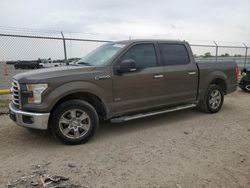 Salvage cars for sale at Houston, TX auction: 2016 Ford F150 Supercrew