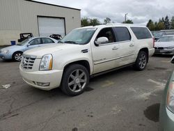 Salvage cars for sale from Copart Woodburn, OR: 2008 Cadillac Escalade ESV