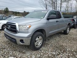 Salvage cars for sale at Candia, NH auction: 2010 Toyota Tundra Double Cab SR5