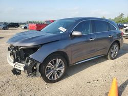 Acura mdx Technology salvage cars for sale: 2018 Acura MDX Technology