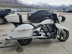 Salvage motorcycles for sale at Farr West, UT auction: 2012 Victory Cross Country Touring