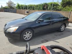 Salvage cars for sale at San Martin, CA auction: 2004 Honda Accord EX