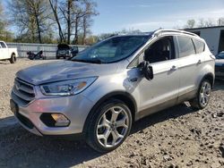 Ford Escape Titanium salvage cars for sale: 2017 Ford Escape Titanium