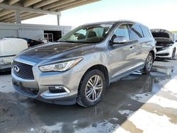 Salvage cars for sale at West Palm Beach, FL auction: 2018 Infiniti QX60