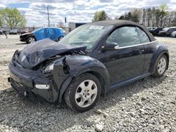 Volkswagen salvage cars for sale: 2003 Volkswagen New Beetle GLS