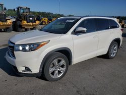 Salvage cars for sale at Dunn, NC auction: 2016 Toyota Highlander Limited