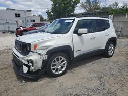 Salvage cars for sale from Copart Opa Locka, FL: 2019 Jeep Renegade Latitude