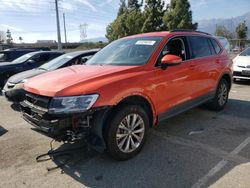 Salvage cars for sale from Copart Rancho Cucamonga, CA: 2019 Volkswagen Tiguan SE