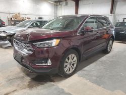 Salvage cars for sale at Milwaukee, WI auction: 2020 Ford Edge Titanium