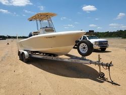 Salvage boats for sale at Theodore, AL auction: 2015 Pioneer Boat With Trailer