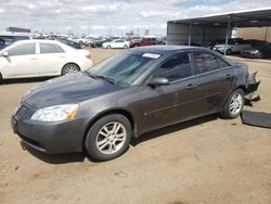 Salvage cars for sale at Brighton, CO auction: 2006 Pontiac G6 SE1