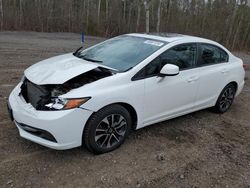 Honda Civic LX salvage cars for sale: 2013 Honda Civic LX