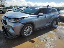 Toyota Highlander salvage cars for sale: 2023 Toyota Highlander Hybrid Limited