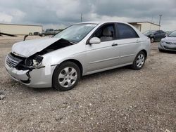 Salvage cars for sale from Copart Temple, TX: 2009 KIA Spectra EX