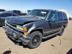 Salvage cars for sale at Brighton, CO auction: 1999 Chevrolet Tahoe K1500