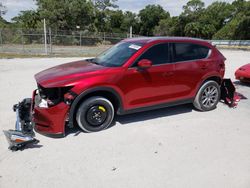 Salvage cars for sale at Fort Pierce, FL auction: 2021 Mazda CX-5 Grand Touring