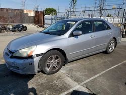 Salvage cars for sale from Copart Wilmington, CA: 2006 Honda Accord SE