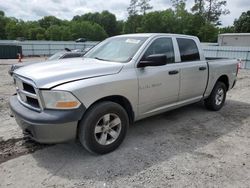 Salvage cars for sale from Copart Augusta, GA: 2011 Dodge RAM 1500