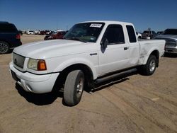 Salvage cars for sale from Copart Amarillo, TX: 2002 Ford Ranger Super Cab