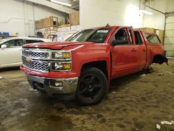 Salvage trucks for sale at Ham Lake, MN auction: 2015 Chevrolet Silverado K1500 LT