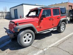 Jeep Wrangler salvage cars for sale: 2018 Jeep Wrangler Unlimited Sport