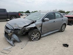 Salvage cars for sale from Copart San Antonio, TX: 2016 Mitsubishi Lancer ES