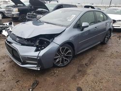 Salvage cars for sale from Copart Elgin, IL: 2020 Toyota Corolla SE