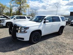 Salvage cars for sale from Copart Hillsborough, NJ: 2017 Chevrolet Tahoe Police