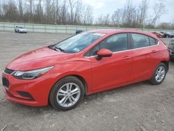 Salvage cars for sale at Leroy, NY auction: 2017 Chevrolet Cruze LT