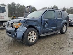 Salvage cars for sale at Mendon, MA auction: 2006 Nissan Pathfinder LE