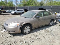 Chevrolet Impala salvage cars for sale: 2007 Chevrolet Impala LS