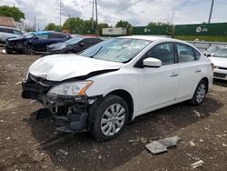 Salvage cars for sale from Copart Columbus, OH: 2014 Nissan Sentra S