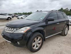 Salvage cars for sale at Houston, TX auction: 2007 Nissan Murano SL