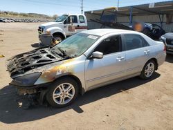 Salvage cars for sale at Colorado Springs, CO auction: 2007 Honda Accord SE